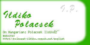 ildiko polacsek business card